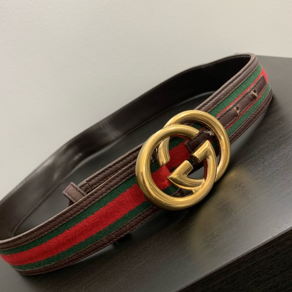 Gucci double G belt